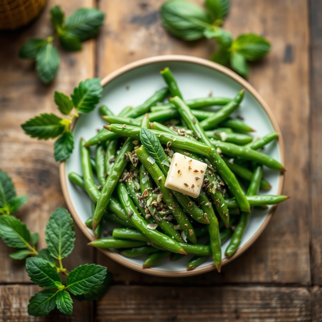 Green Beans With Mint