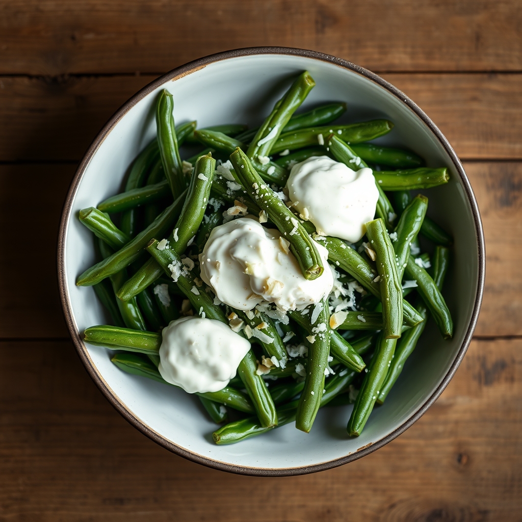 Green Beans With Sour Cream