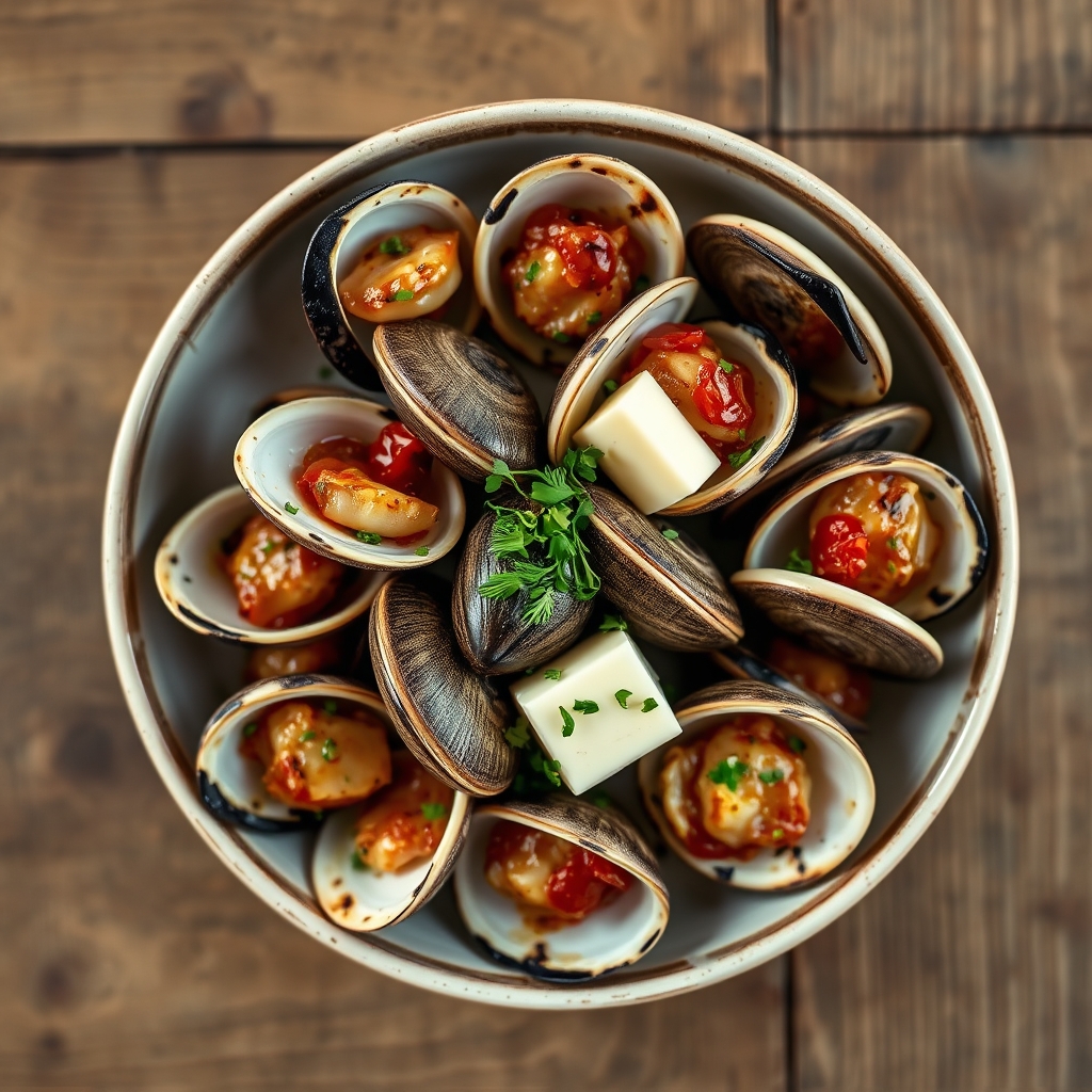 Grilled Clams Casino
