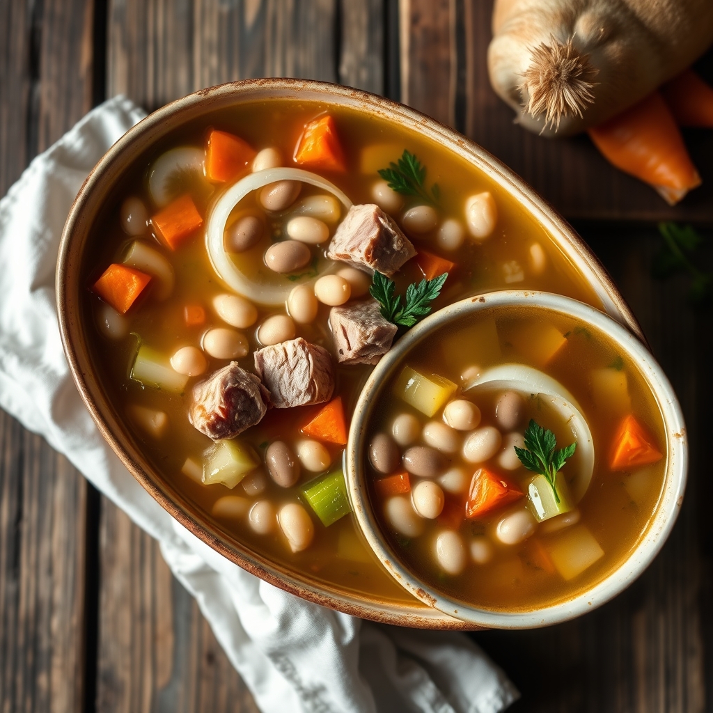 Ham-Bean Soup