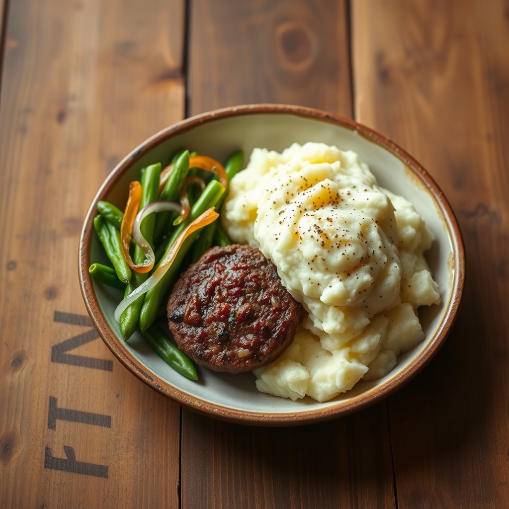 Hamburger And Mashed Potatoes