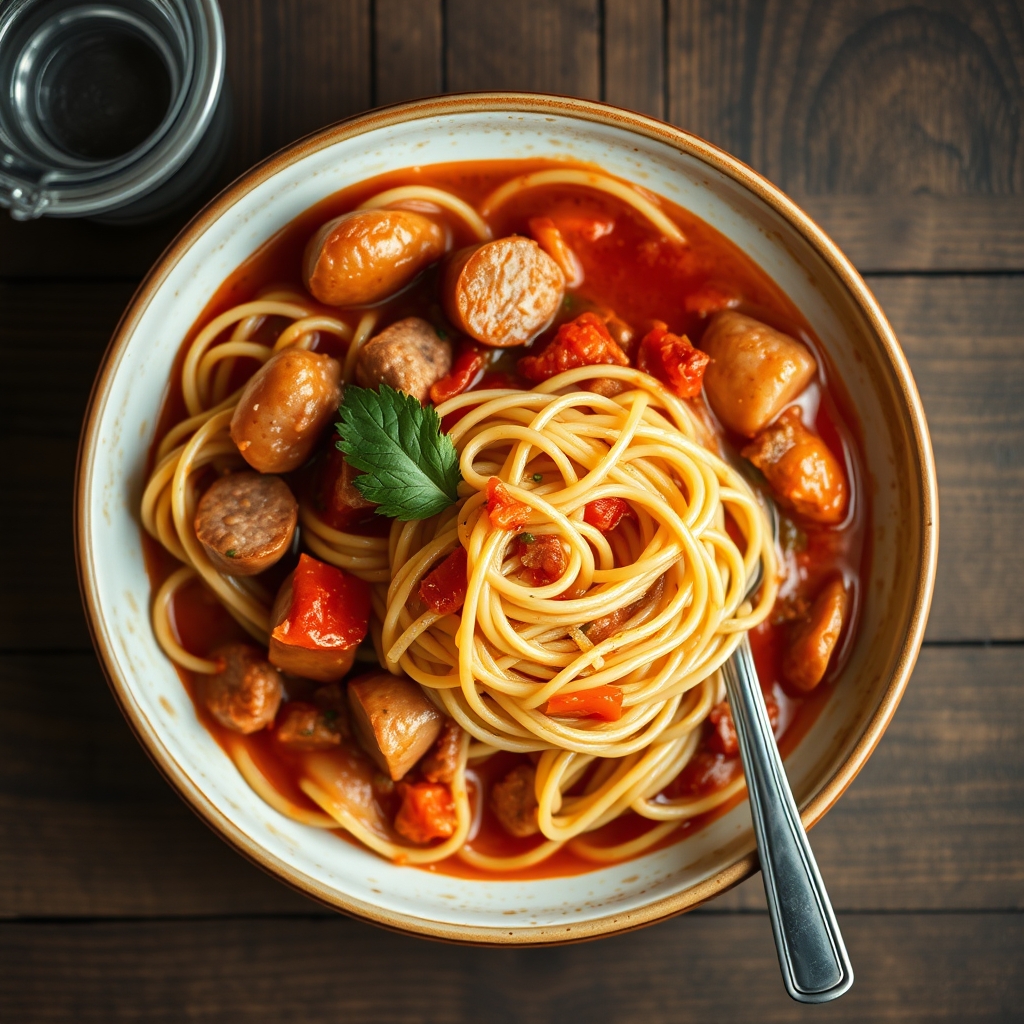 Hearty Spaghetti Stew