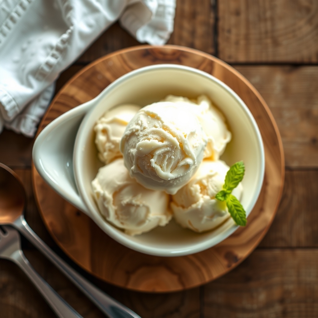 Homemade Vanilla Ice Cream