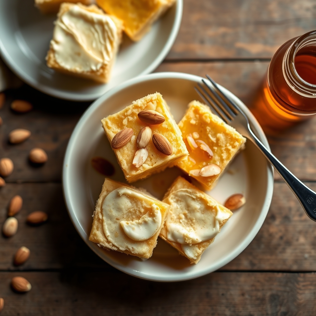 Honey Almond Squares