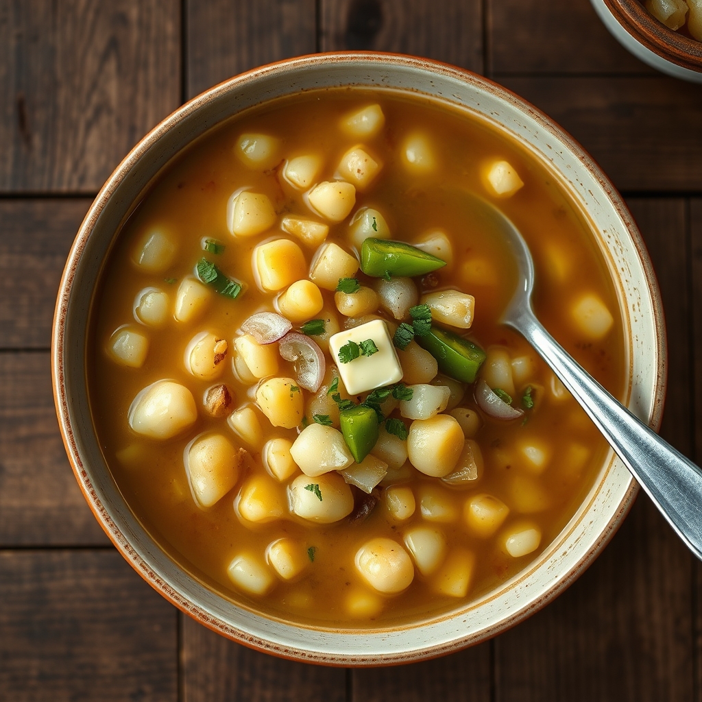 Honey'S Hominy Soup