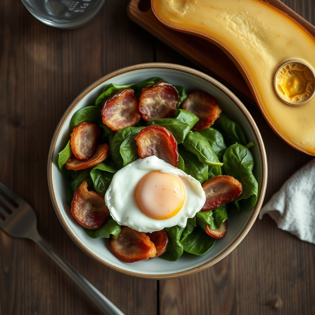 Hot Spinach Salad