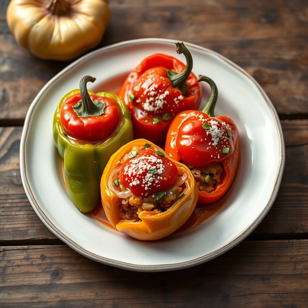 Hungarian-Stuffed Peppers