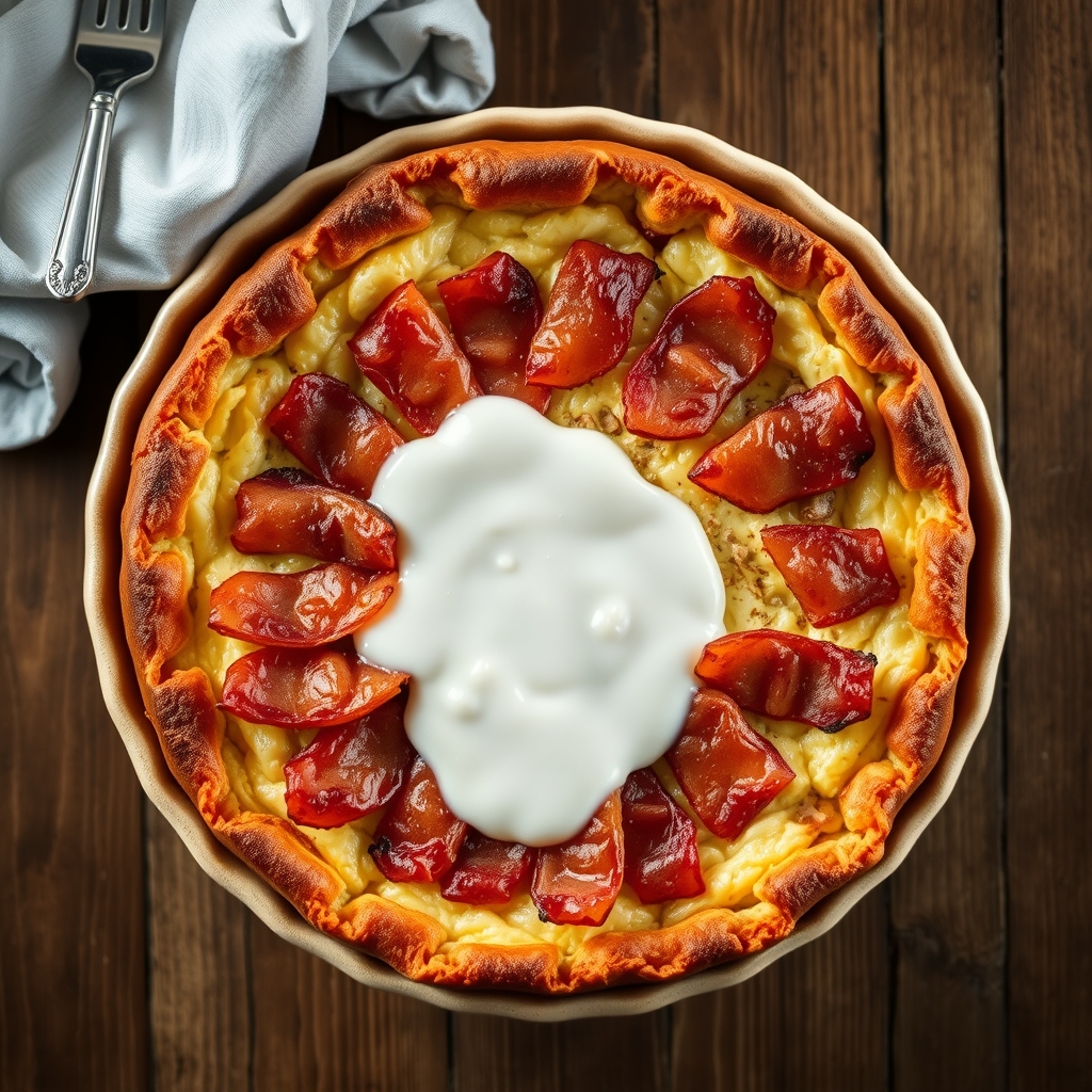 Impossible B.L.T. Pie