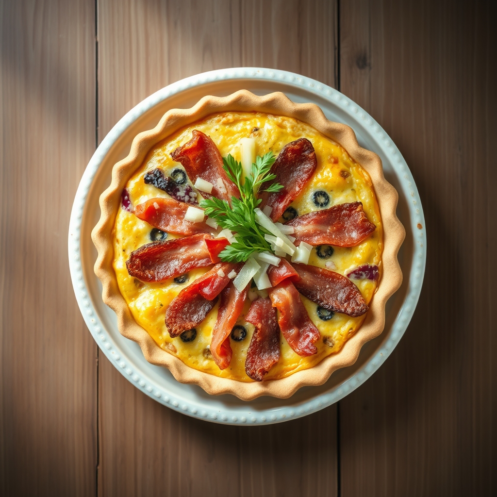 Impossible Bacon Quiche