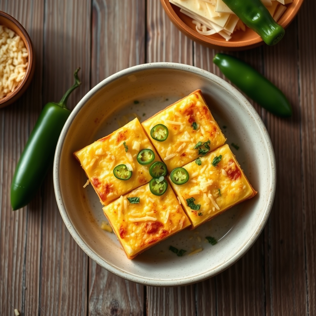 Jalapeno Cheese Squares