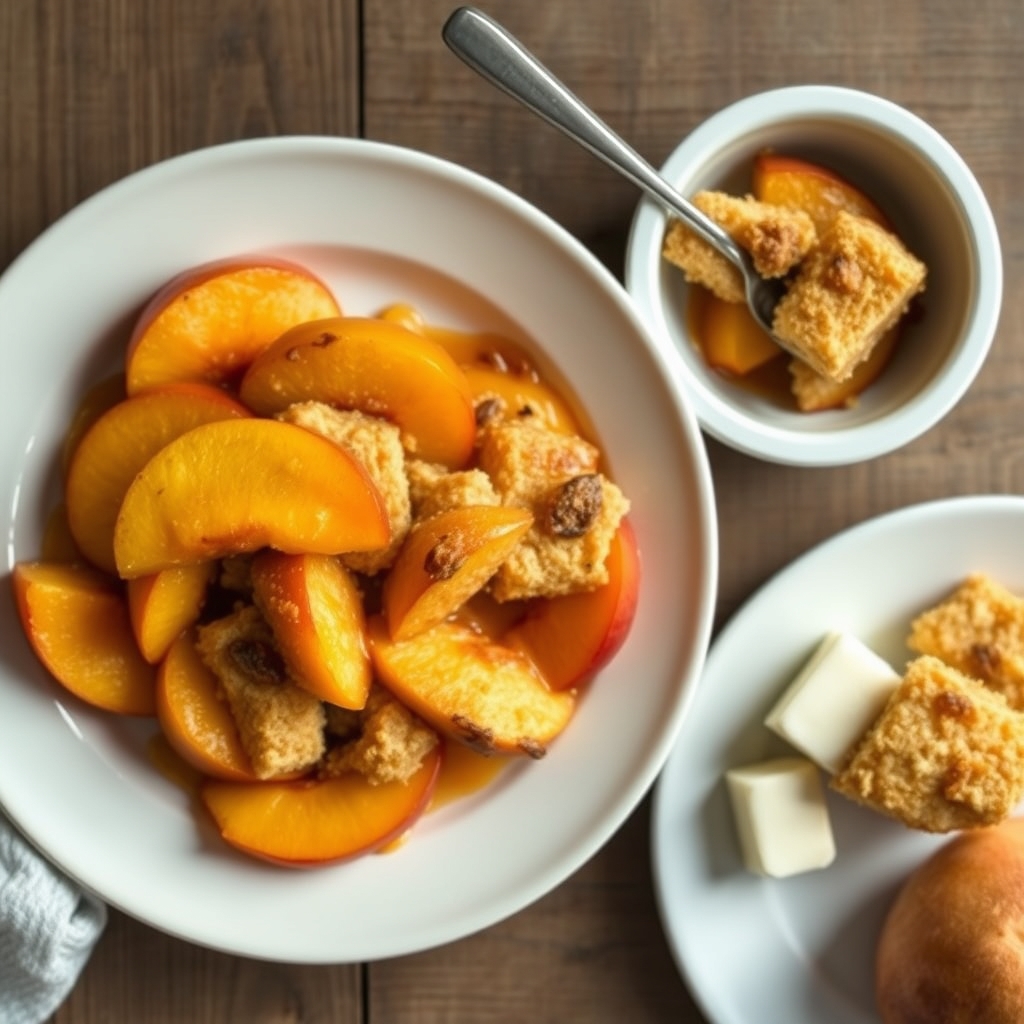 Jiffy Peach Cobbler