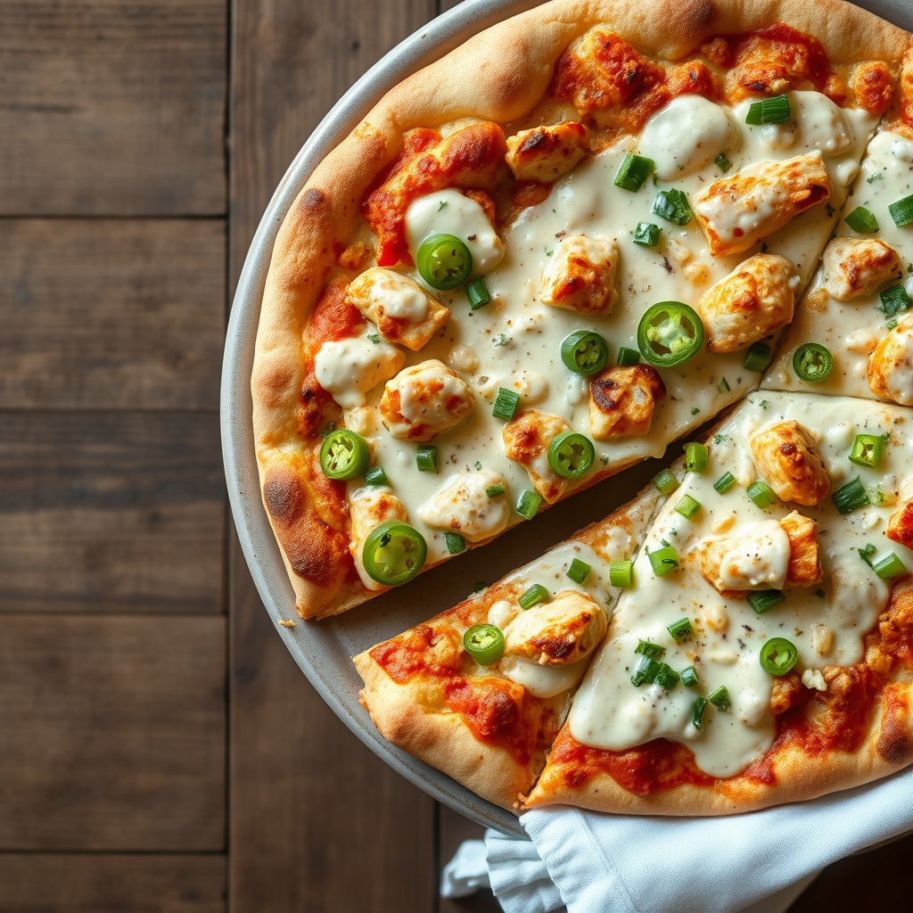Kim'S Chicken Alfredo Pizza