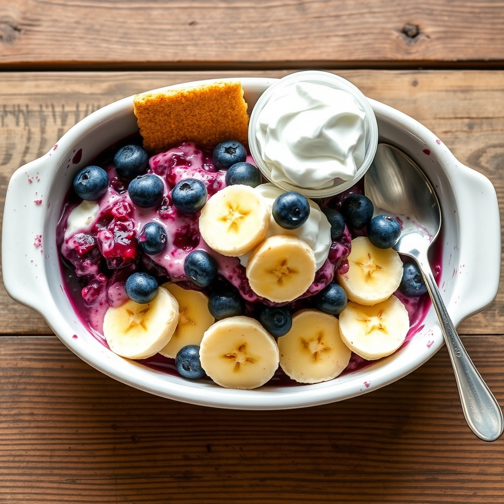 Layered Blueberry Banana Delight