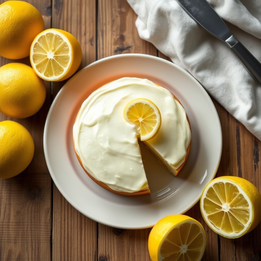 Lemon Cream Cheese Cake