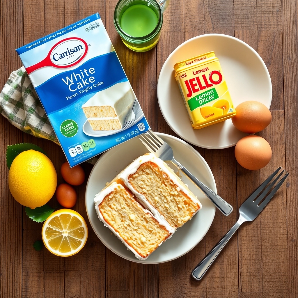 Lemon Jello Cake