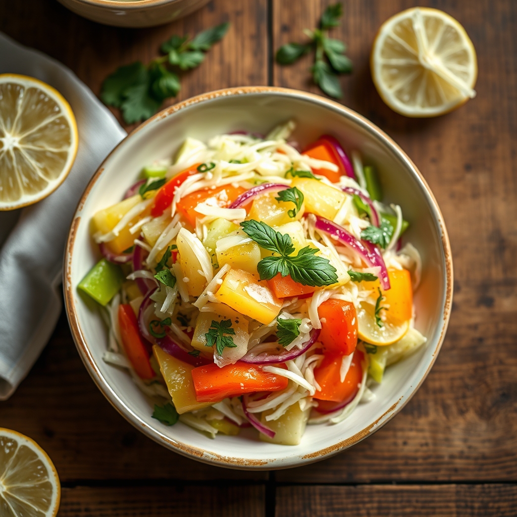 Lemon Jello Vegetable Salad