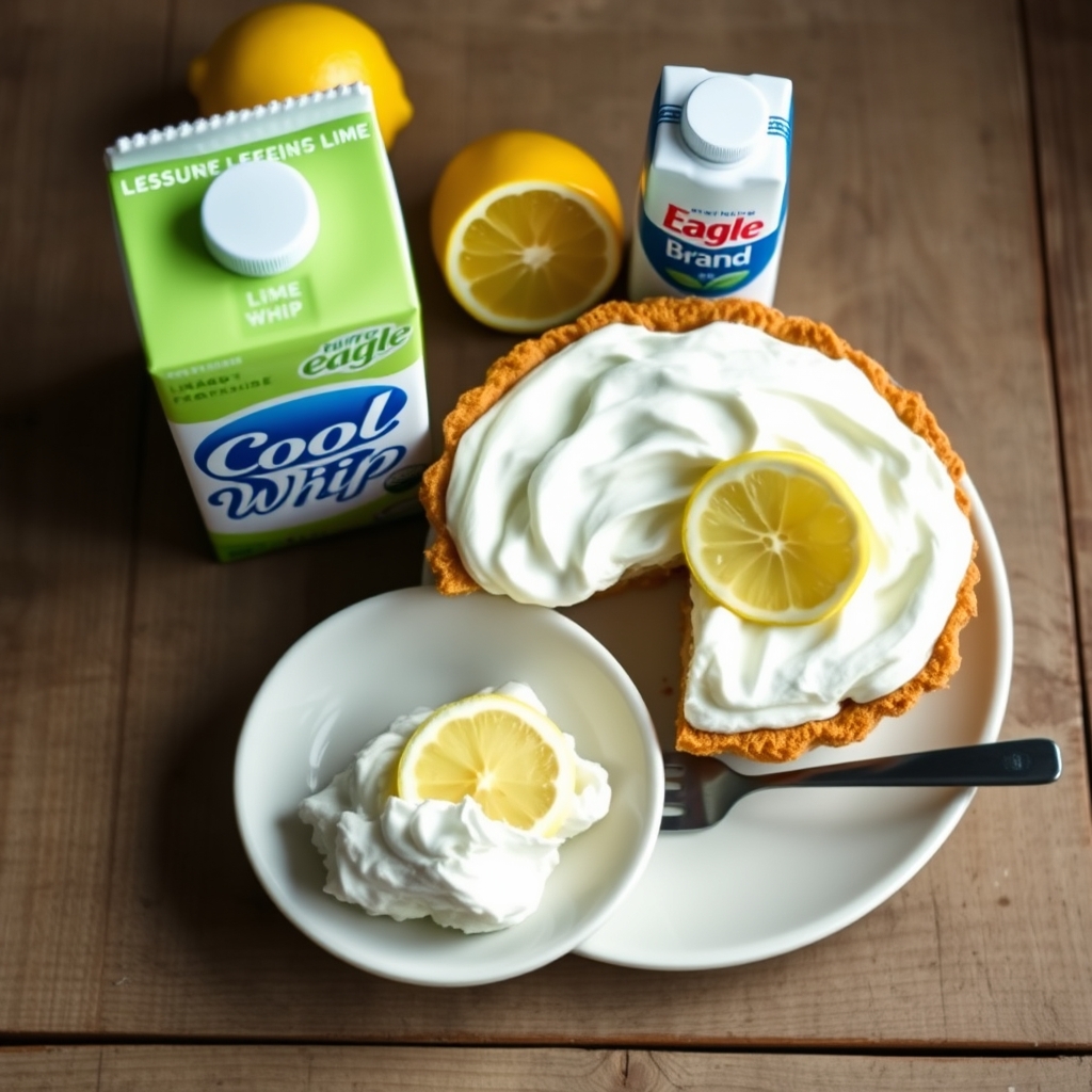 Lemon Or Lime Whip Pie