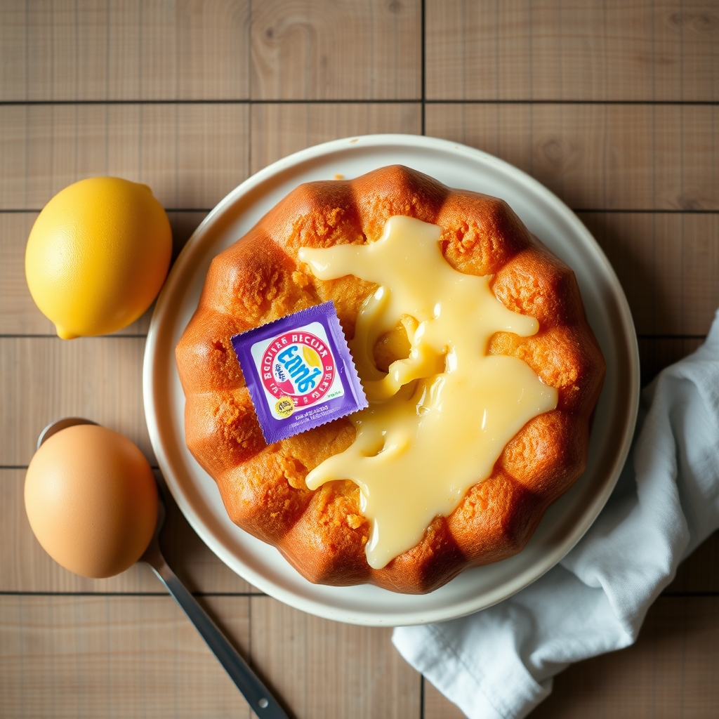 Lemon Pudding Pound Cake