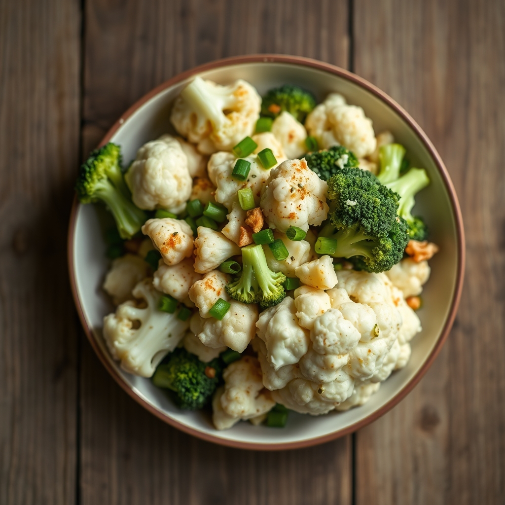 Linda Twelves' Broccoli And Cauliflower Salad