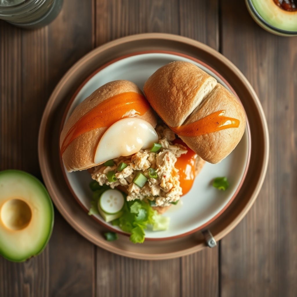 Lo-Cal Tuna And Fruit Sandwich