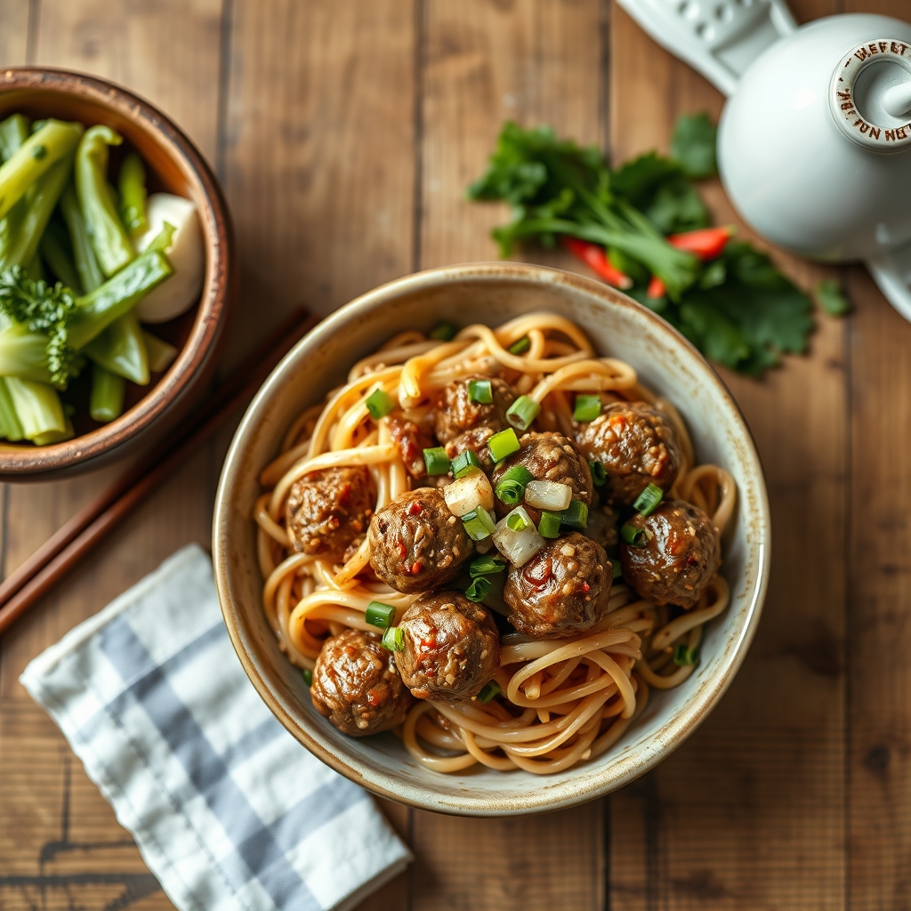 Meatball Chop Suey