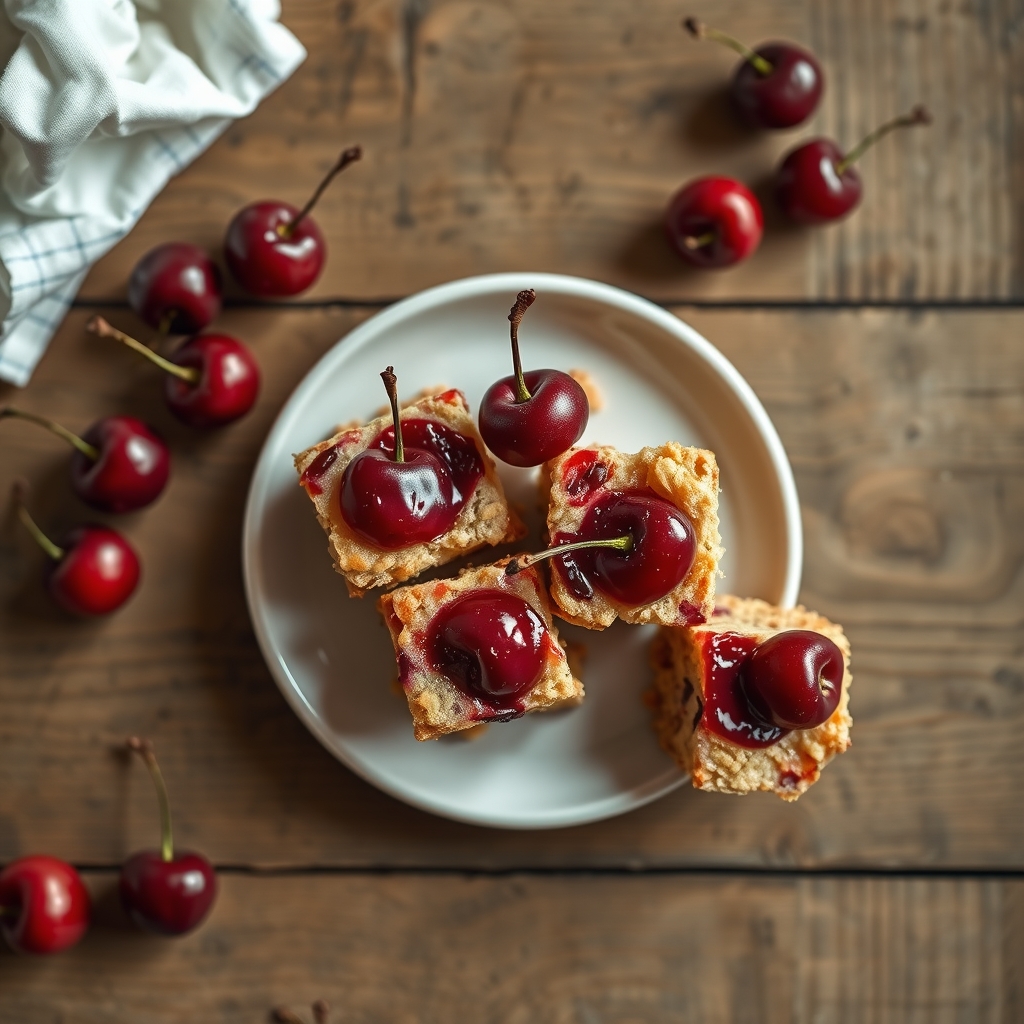 Memere Cherry Squares