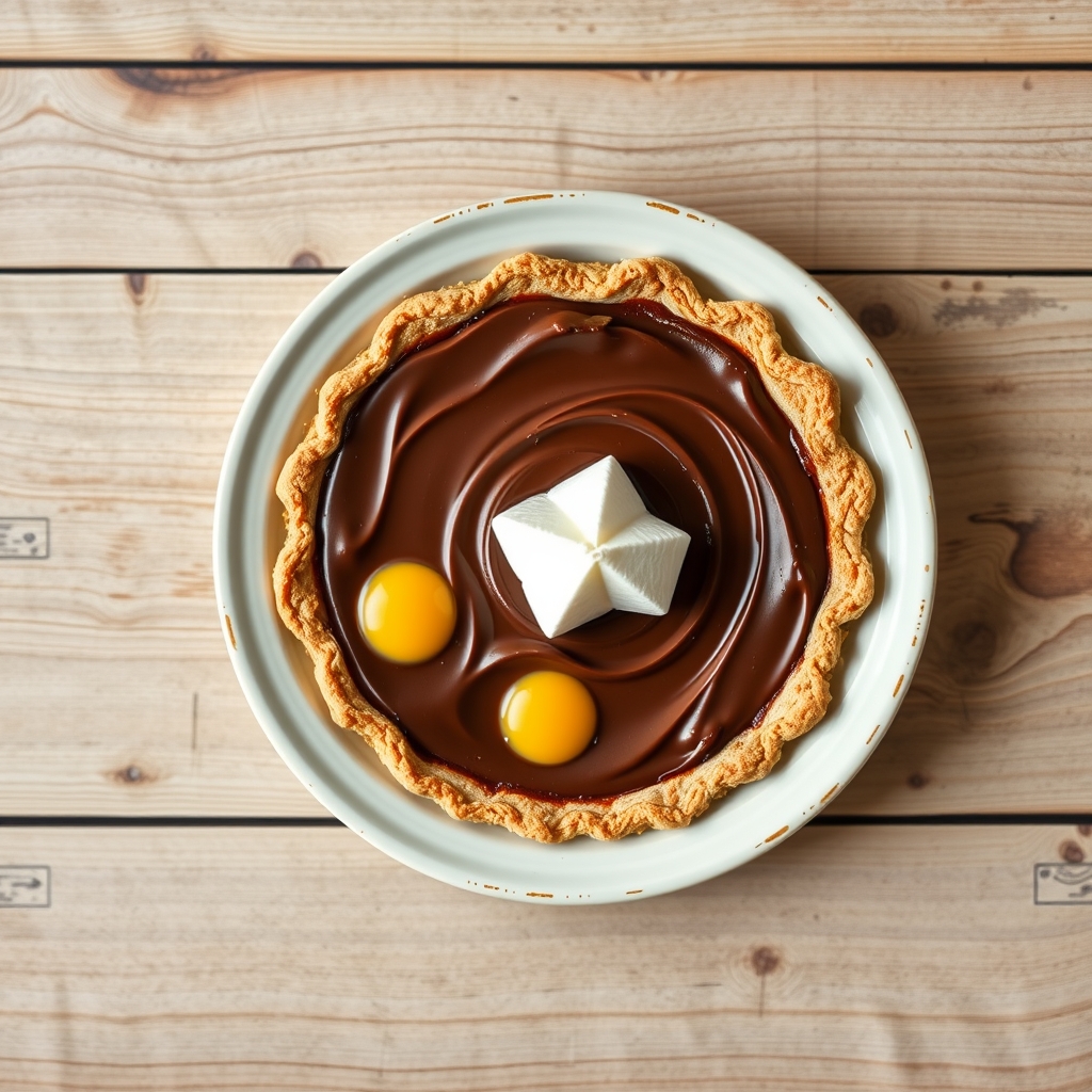Microwave Chocolate Pie