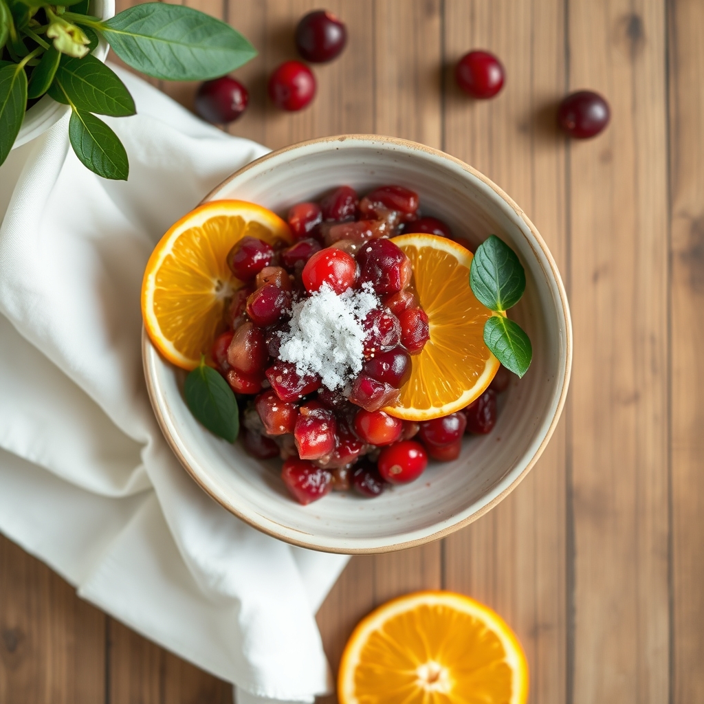 Microwave Cranberry Orange Relish