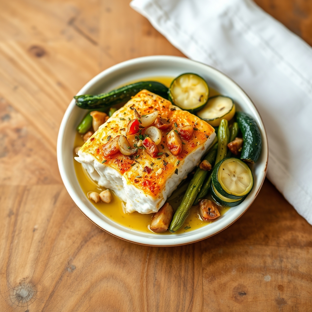 Microwave Mediterranean Cod
