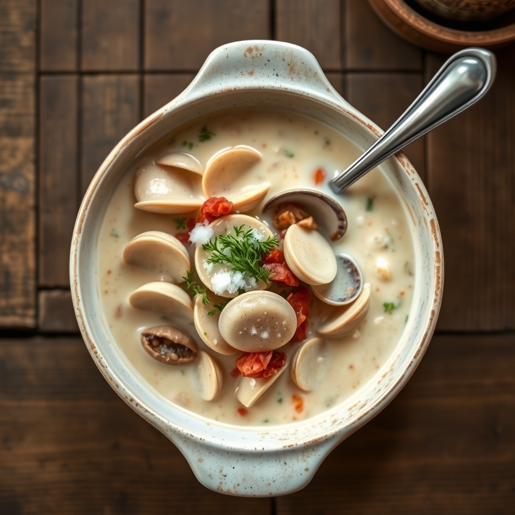 New England Clam Chowder(Serves 6)