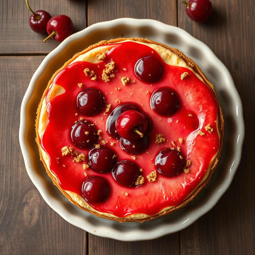 No Bake Cherry Cheesecake