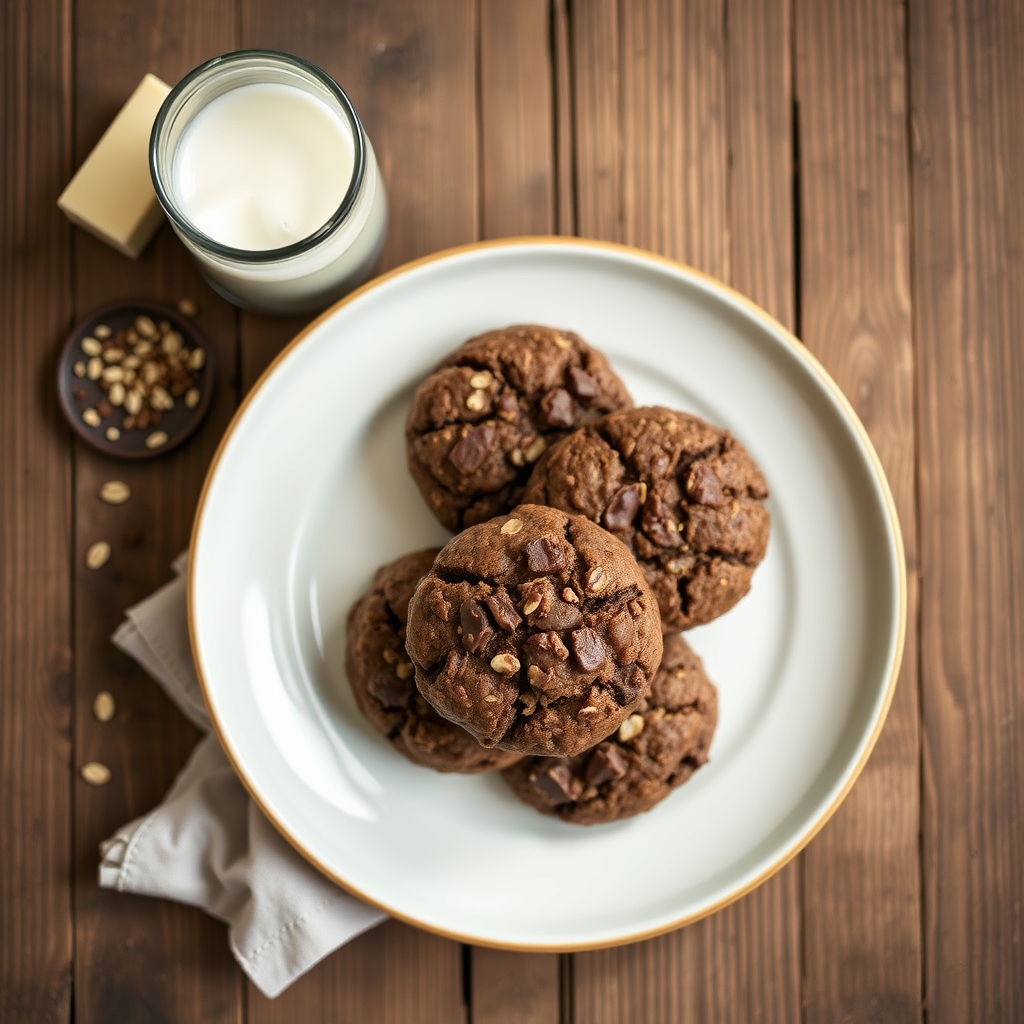 No-Bake Chocolate Oat Cookies