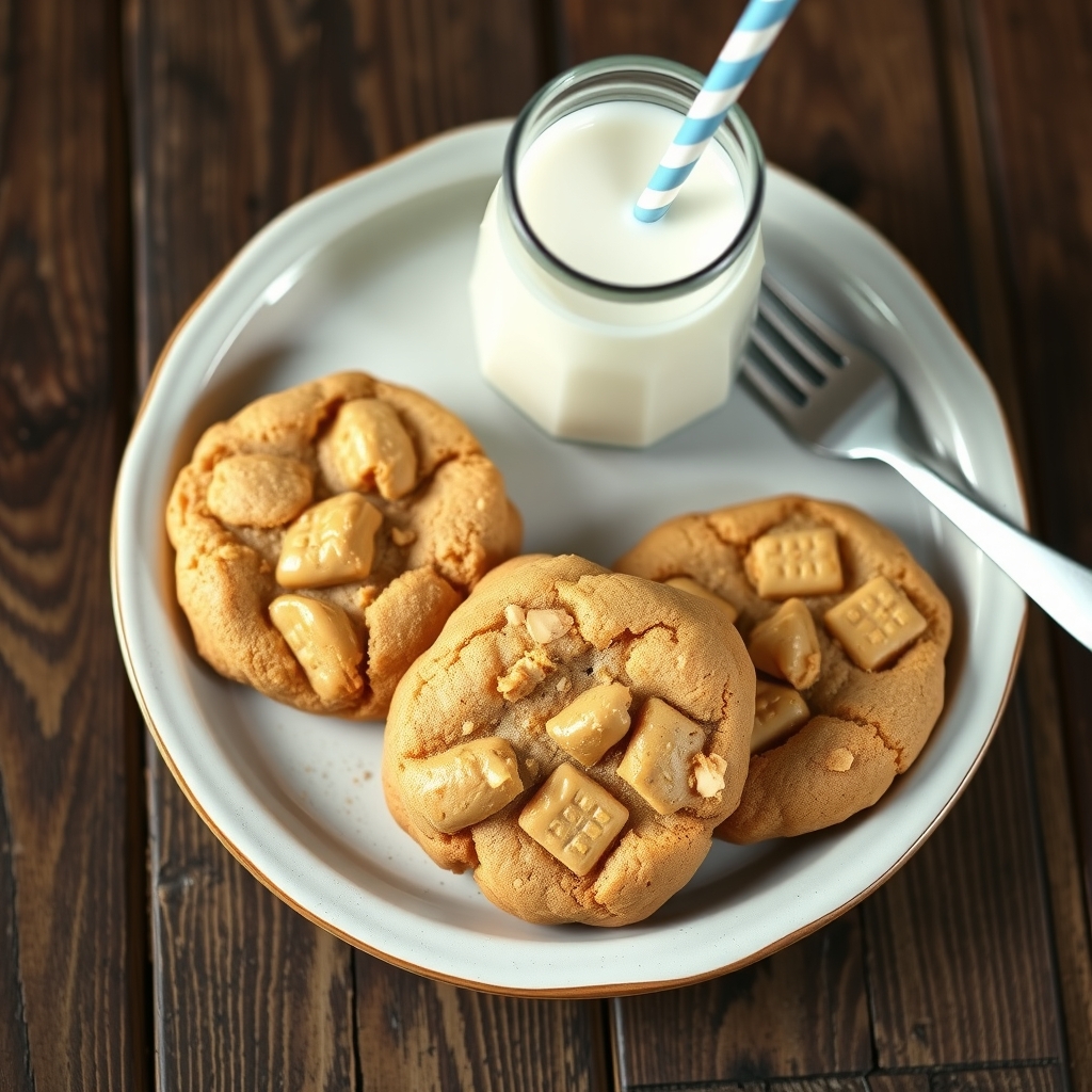 No Bake Peanut Butter Cookies