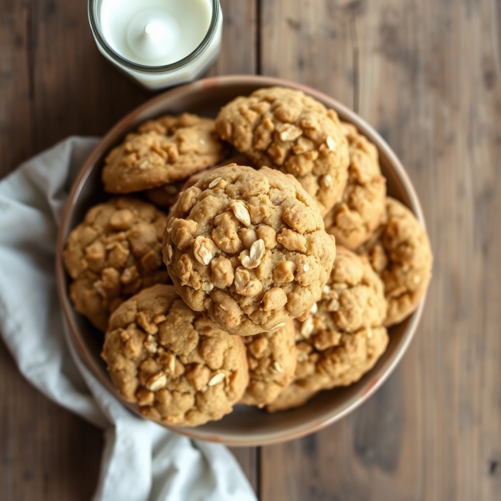No Bake Peanut Butter Cookies
