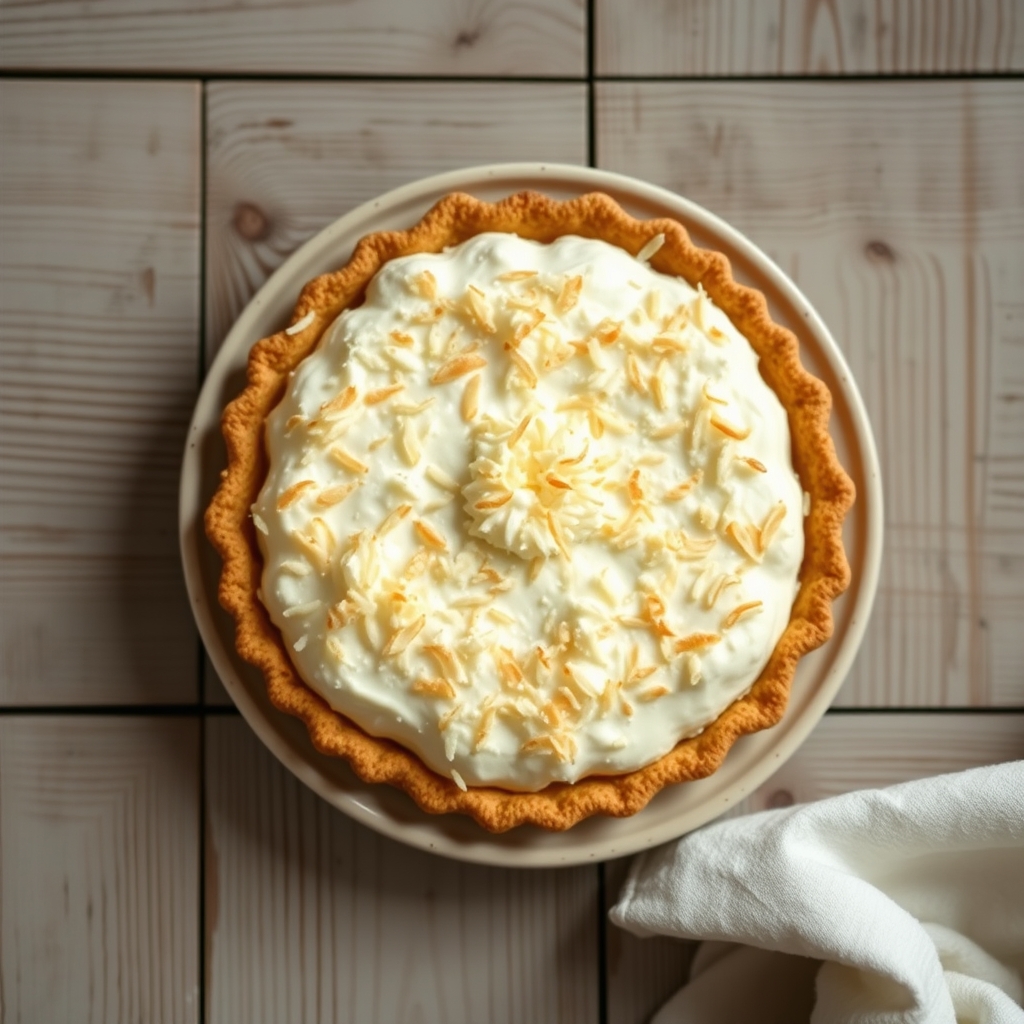 No Crust Coconut Pie