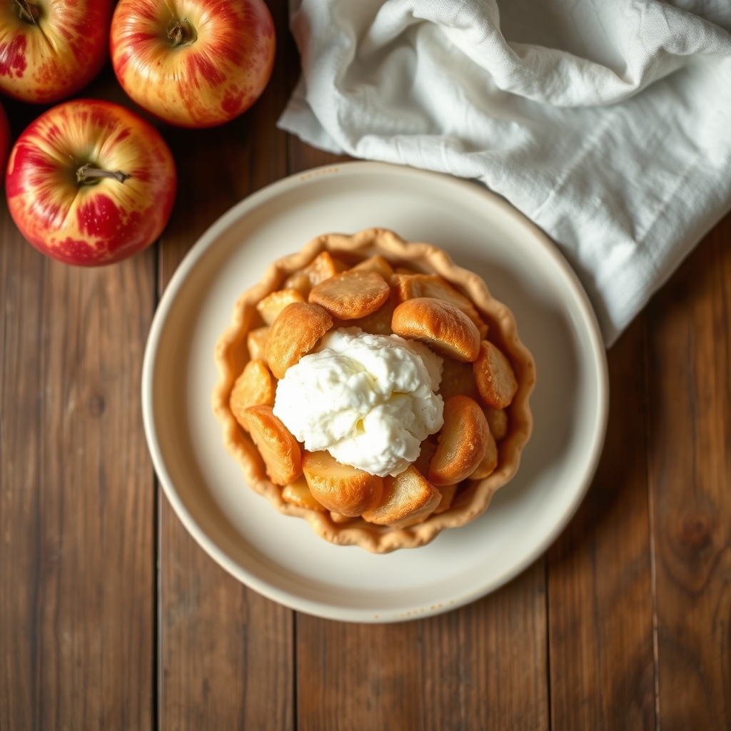 No Fat-No Cholesterol-No Trouble Apple Pie