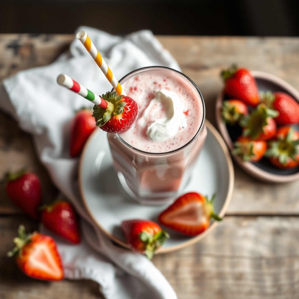 Nonfat Strawberry Smoothie
