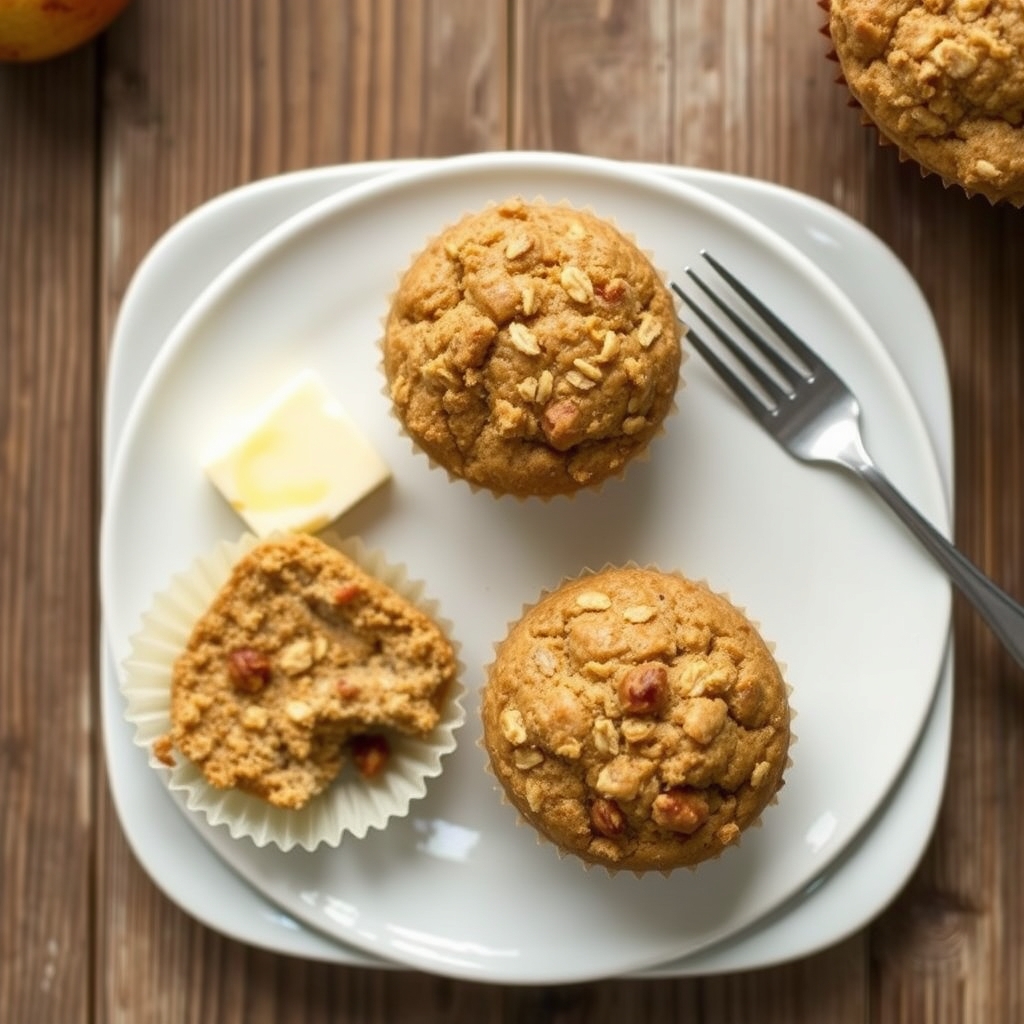 Oatmeal-Applesauce Muffins