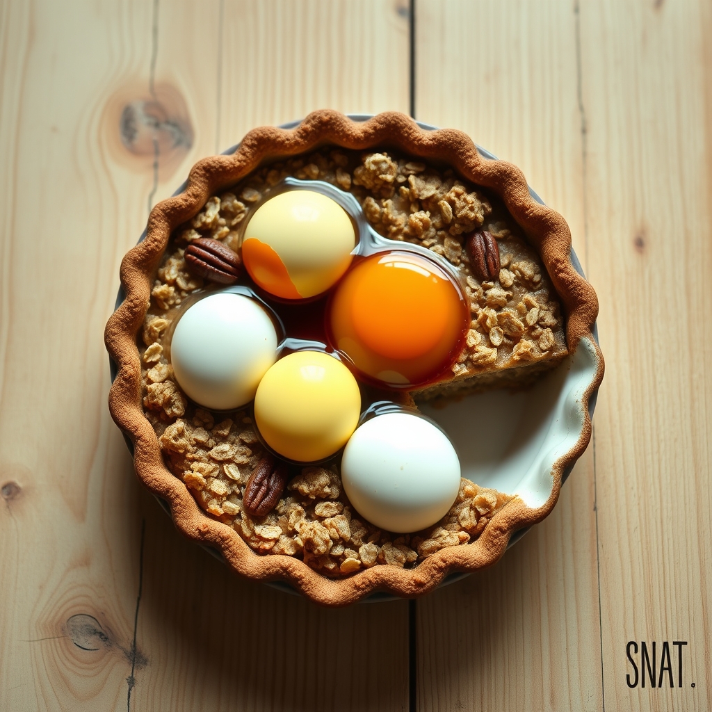 Oatmeal Pie(Cheap Pecan Pie)