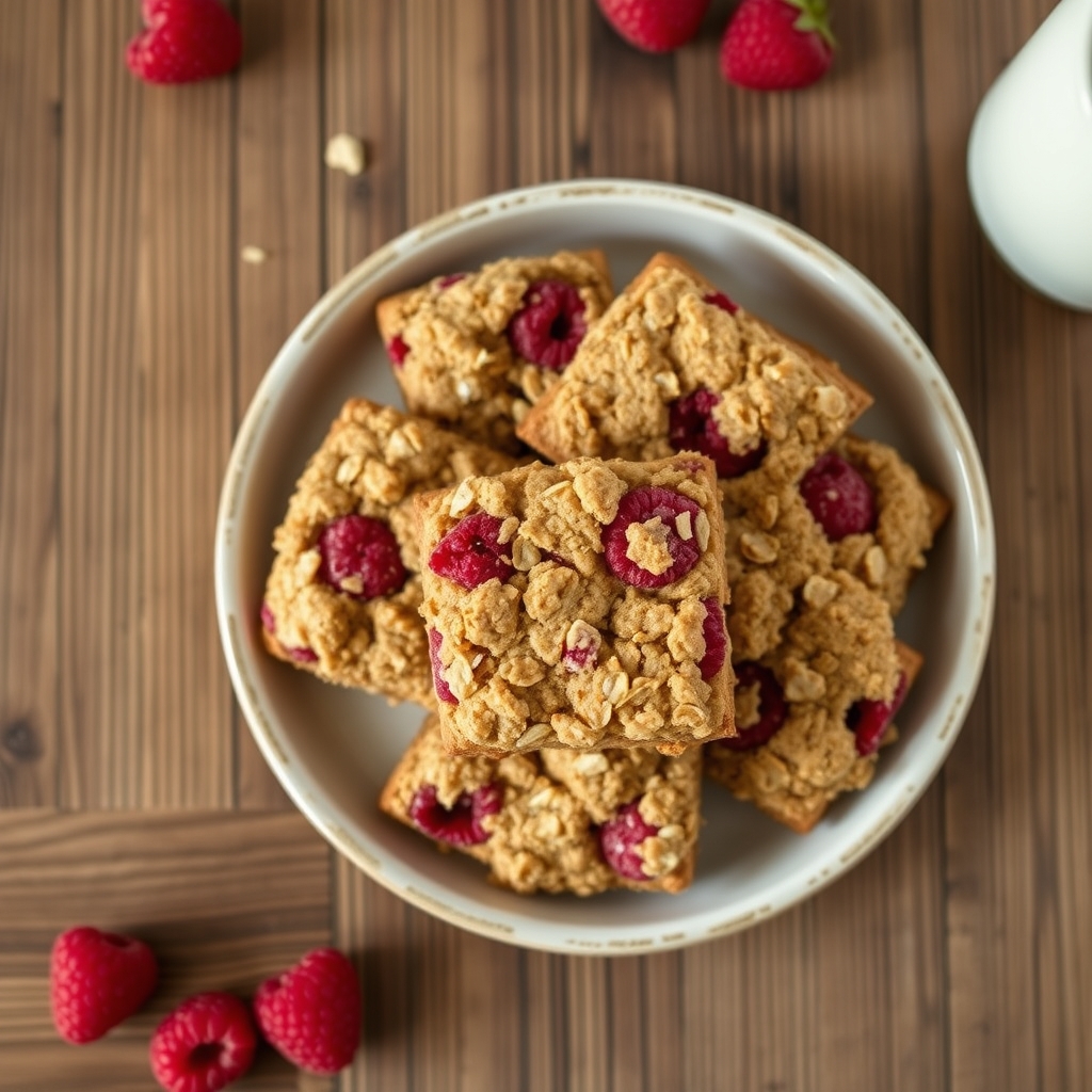 Oatmeal Raspberry Bar Cookies