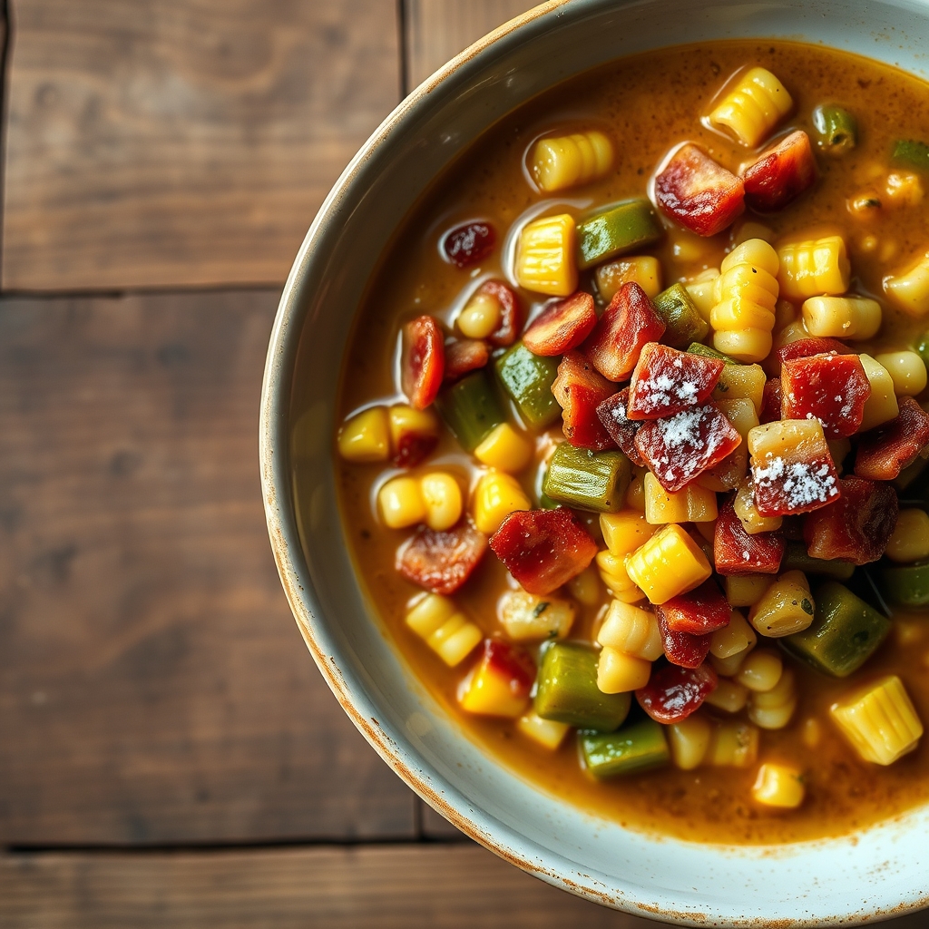 Okra And Corn Gumbo