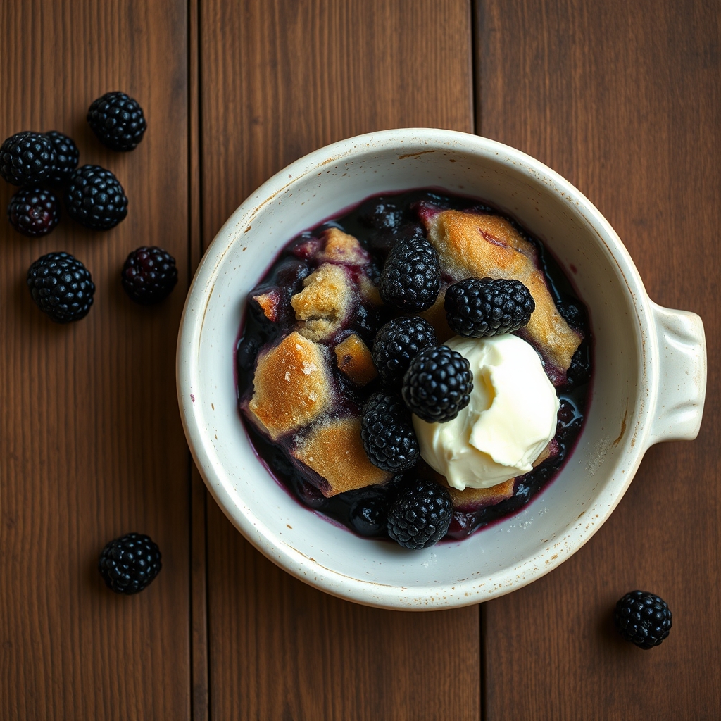 Old-Fashion Blackberry Cobbler