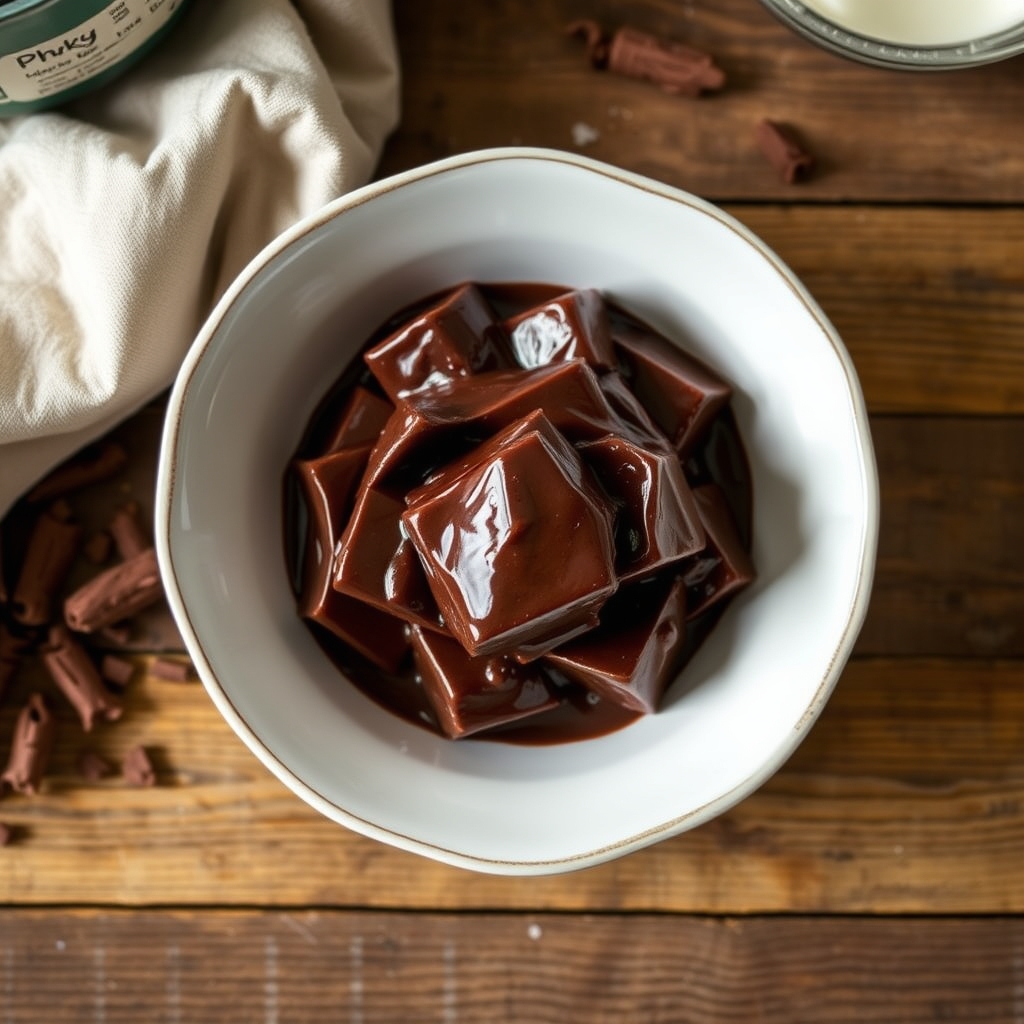 One Bowl Chocolate Fudge(Microwave)