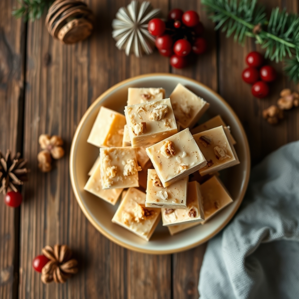 One Bowl Holiday Fudge
