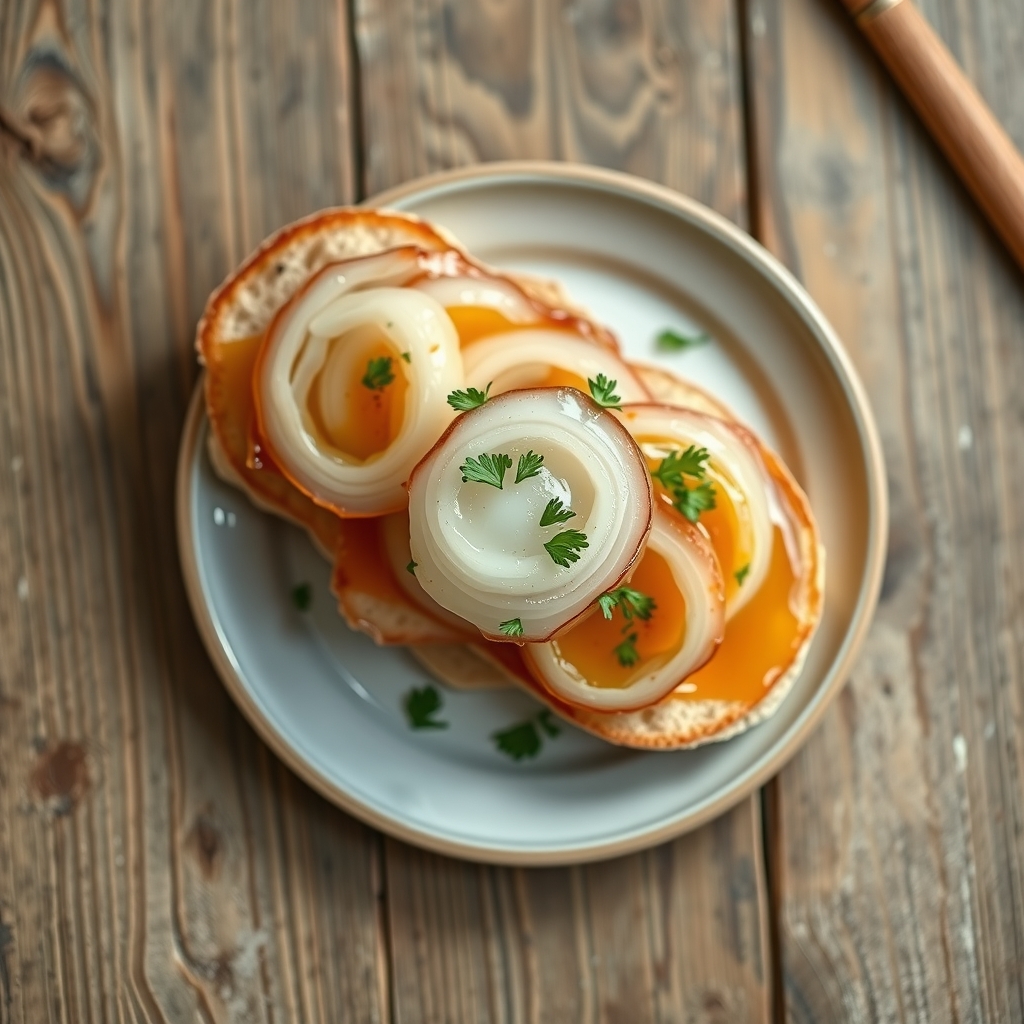 Onion-Honey Sandwich