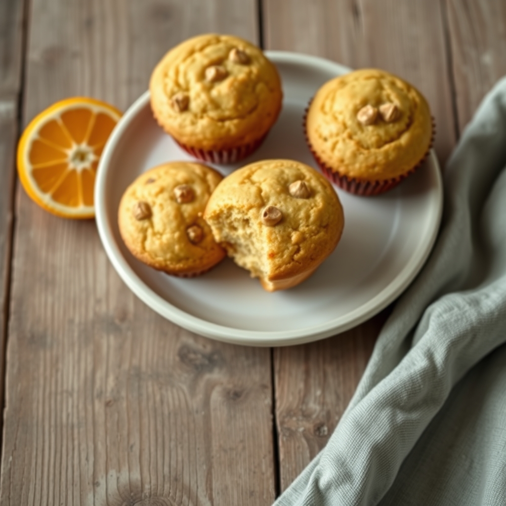 Orange And Chip Muffins