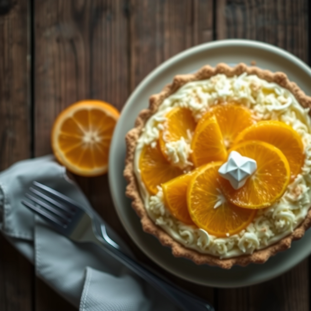 Orange-Coconut Pie