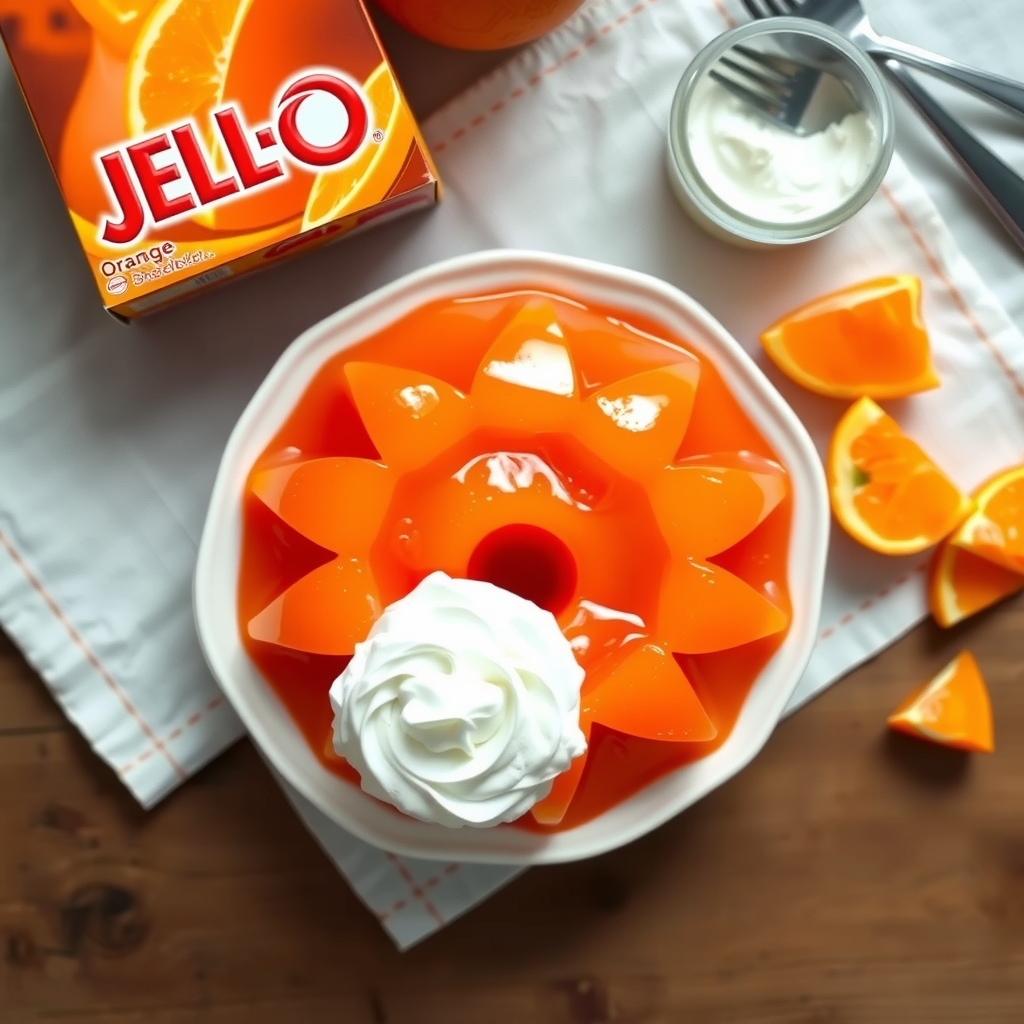 Orange Jello Mold