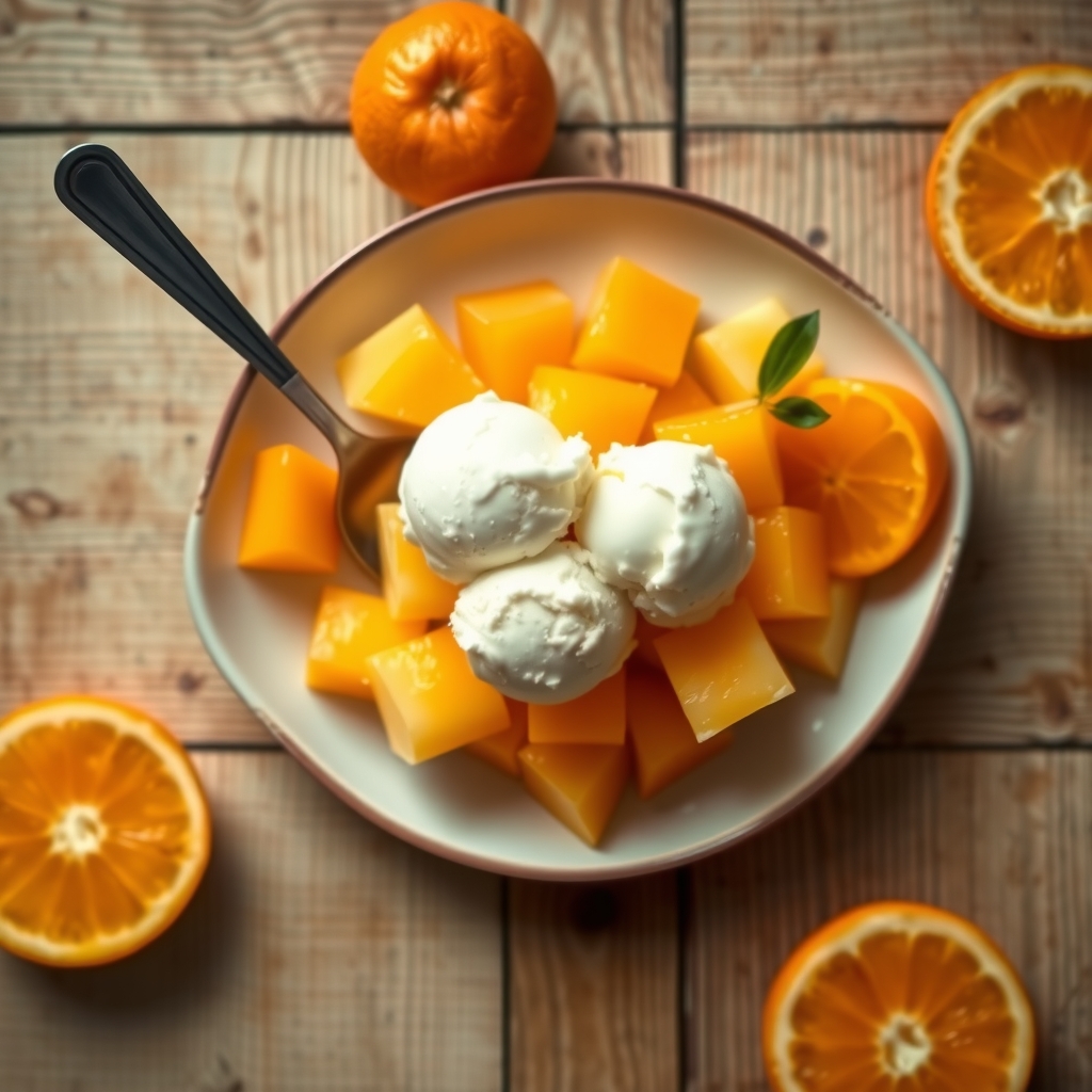 Orange-Pineapple Ice Cream Salad