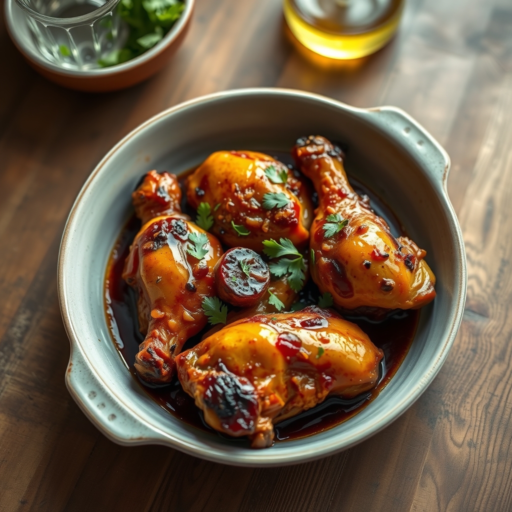 Oven Barbecued Chicken